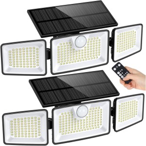 Daphino 252LEDs Tempered Glass Solar Motion Light